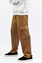 Khaki Interlock Cargo Trouser