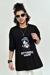 Attack Game Oversized Tee