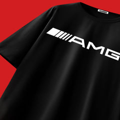 AMG Black Oversized Black Tee