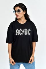 AC DC Oversized Tee
