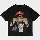 Street Wear Active Lifestyle Black Oversized Tee