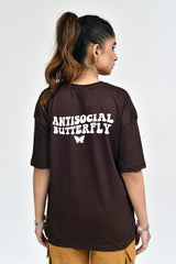 Antisocial Butterfly Oversized Tee