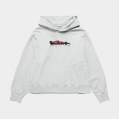 Charles 16 Leclerc White Oversized Hoodie