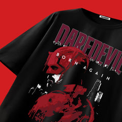 DareDevil Born Again Oversized Black Tee