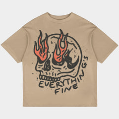 Everything's Fine Oversized Skin Tee