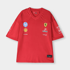 Ferrari 2025 F1-Inspired Football Jersey
