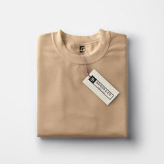 Crew Neck T-shirt in Skin