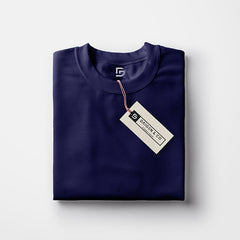 Crew Neck T-shirt in Midnight Blue