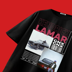 KENDRICK LAMAR GNX Oversized Black Tee