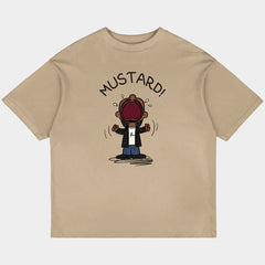 Mustard Oversized Skin Tee