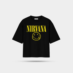 Nirvana Smile Oversized Tee