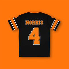Lando Norris "4" McLaren F1-Inspired Football Jersey