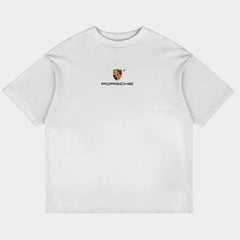 Porsche 911 Oversized White Tee