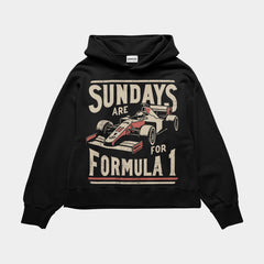 Sundays are for Formula 1 Oversized Hoodie