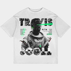 Travis Scott Oversized White Tee