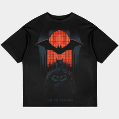 Batman Shadows Oversized Black Tee
