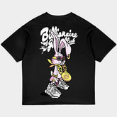 Billionaire Girls Oversized Black Tee