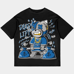 Deadlift Bear Oversized Black Tee