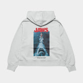 JAWS Oversized White Hoodie