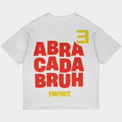 Fortnite X Eminem Rap God Oversized White Tee