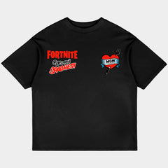 Fortnite X Eminem Rap God Oversized Black Tee