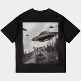 UFO KITTY Oversized Tee