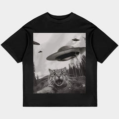 UFO KITTY Oversized Tee