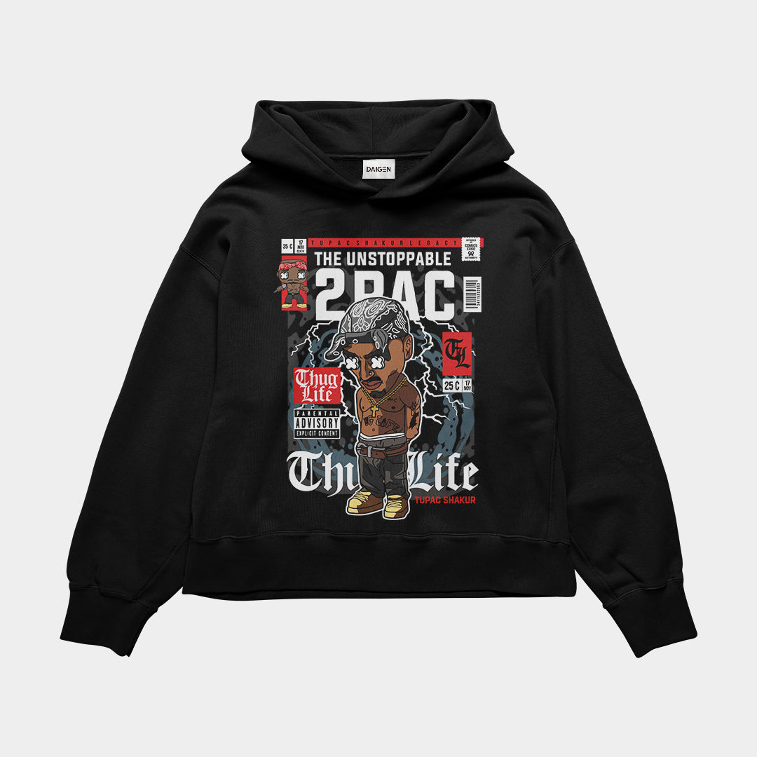 2 PAC Oversized Hoodie