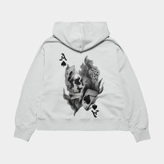 ACE White Oversized Hoodie