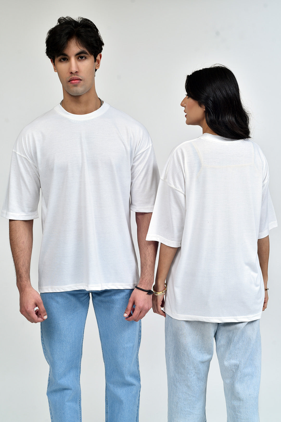 White Oversized Tee
