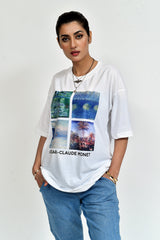 Oscar Claude Monet Oversized Tee
