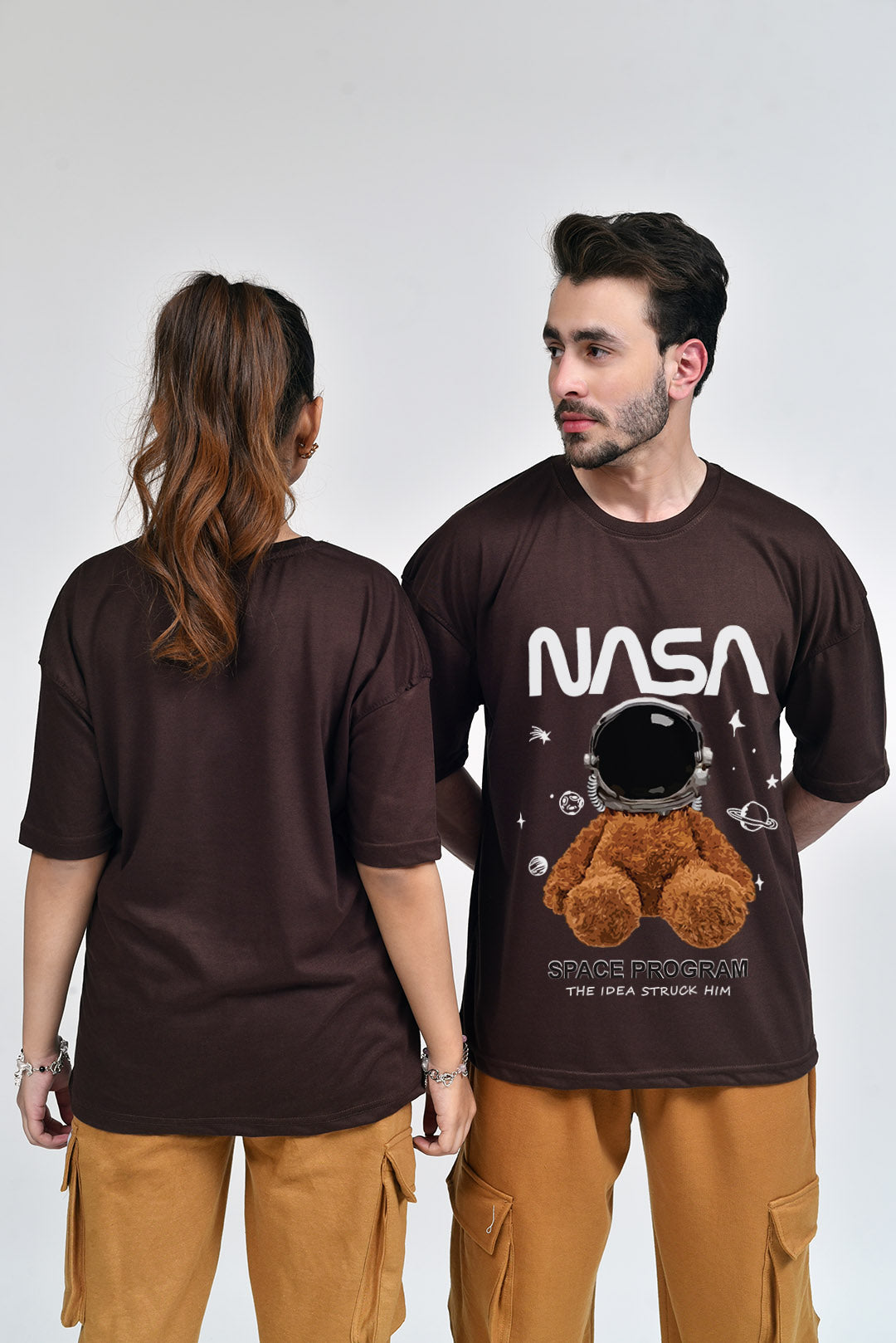 Astronaut Bear Oversized Tee