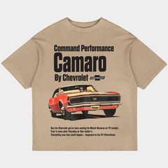 Chevrolet Camaro Vintage Car Oversized Tee
