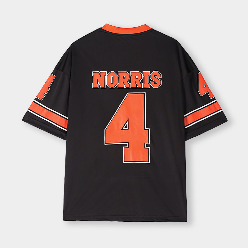 Lando Norris "4" McLaren F1-Inspired Football Jersey
