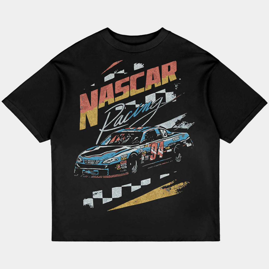 Nascar Oversized Black Tee