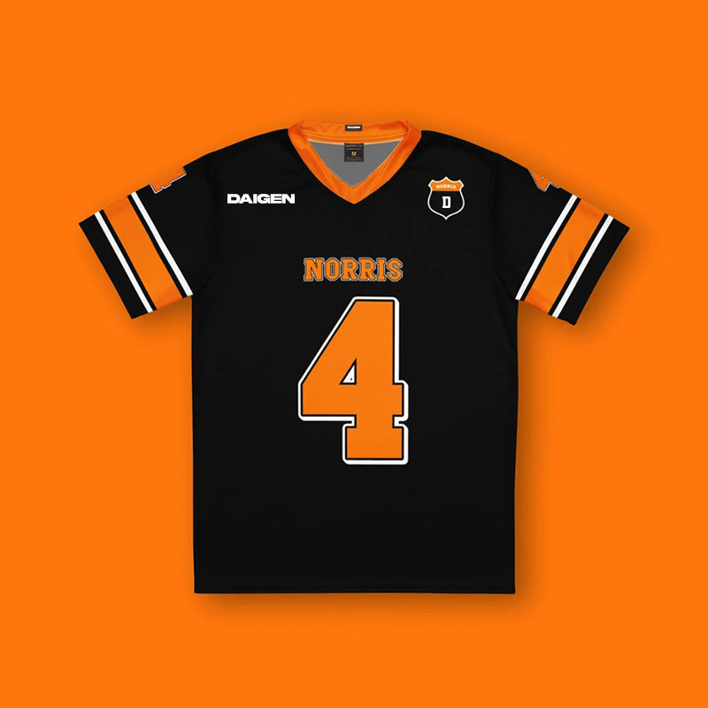 Lando Norris "4" McLaren F1-Inspired Football Jersey