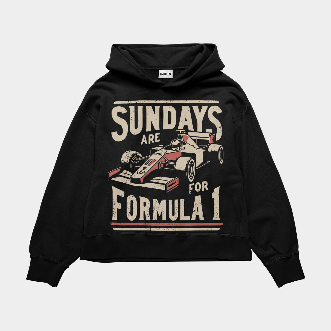 Sundays are for Formula 1 Oversized Hoodie