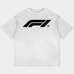 F1 Classic Oversized White Tee