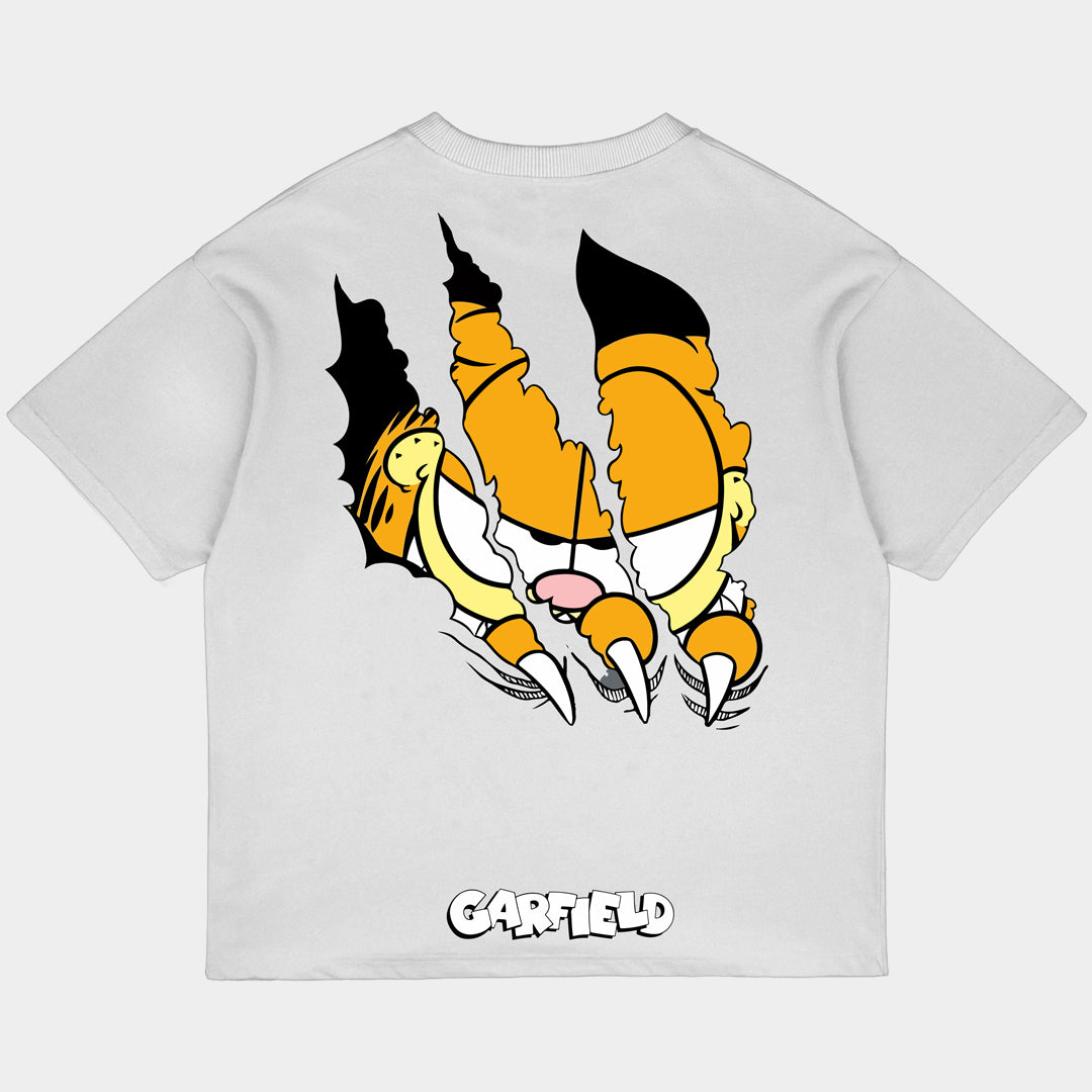 Garfield Oversized White Tee