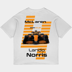 Mclaren Lando Norris Oversized White Tee