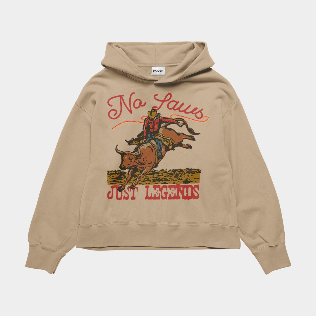 No Laws Just Legends Oversized Skin Hoodie