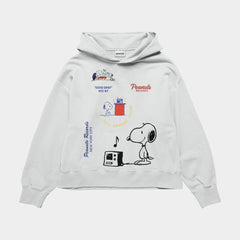 Peanuts Oversized White Hoodie